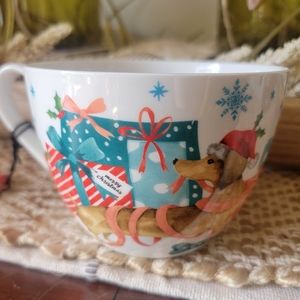 NWT Portobello by Design Cappuccino Mug Merry Christmas